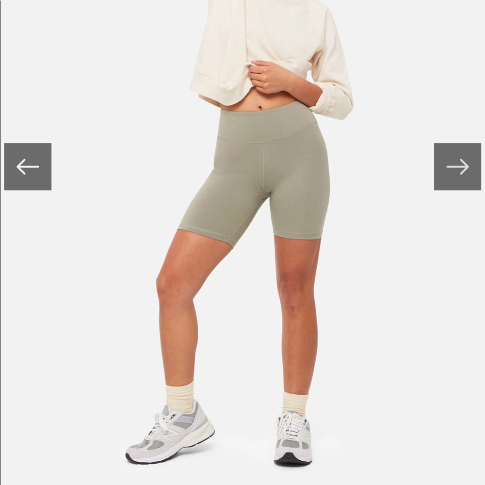 MATE the Label Organic Stretch Biker Shorts in Sage